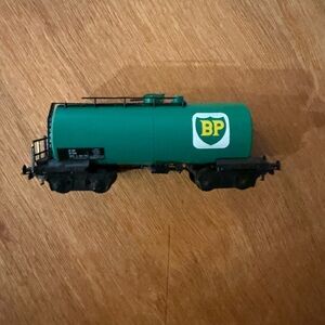 BP Green Model Train Tanker